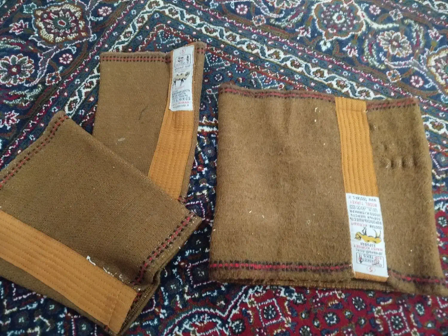 کلیه بند و پا بند گرم کن پشم شتر|کیف، کفش، کمربند|سنندج, |دیوار