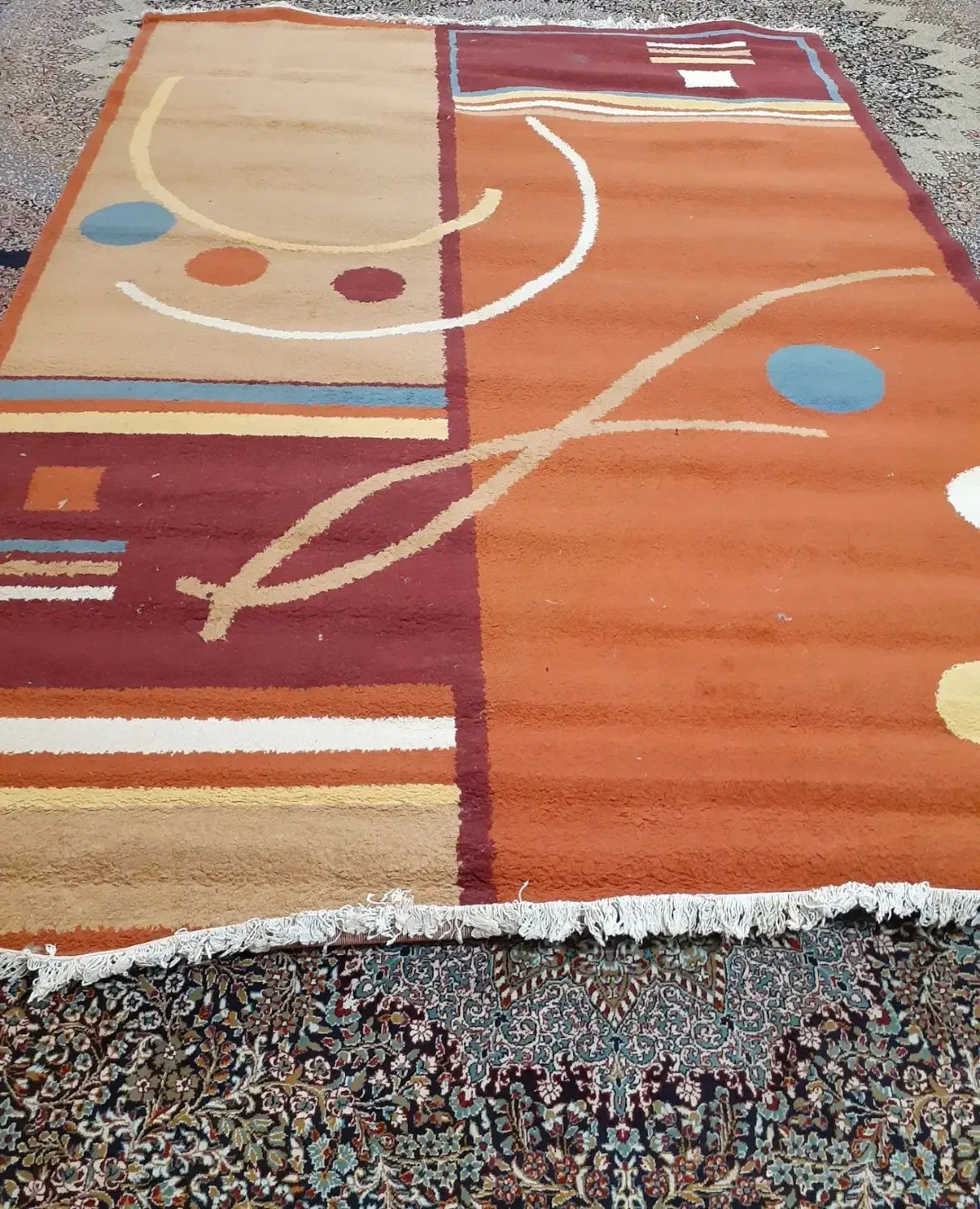 گلیم فرش|گلیم، جاجیم، گبه|کرمان, |دیوار