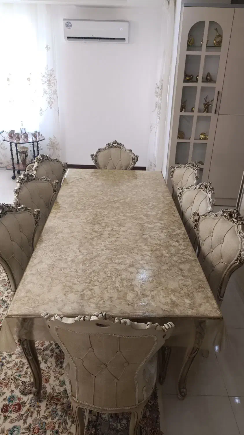 میز غذا خوری 10نفره|میز و صندلی غذاخوری|اشتهارد, |دیوار