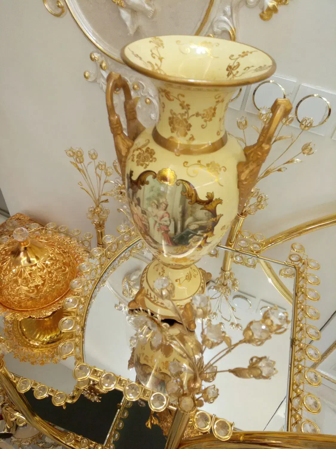 گلدان کاپی چینی انتیک|کلکسیون و سرگرمی|تهران, بوستان چیتگر|دیوار