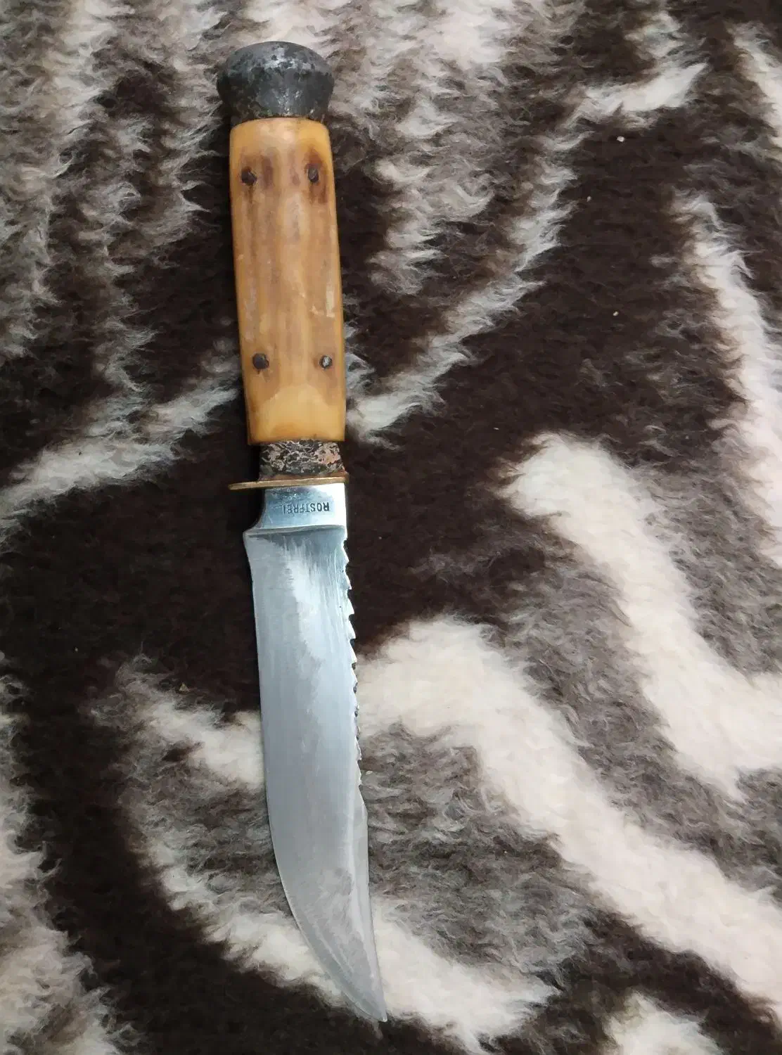 چاقو قدیمی المانی برند.ROSTFREI|کلکسیون اشیاء عتیقه|تبریز, |دیوار