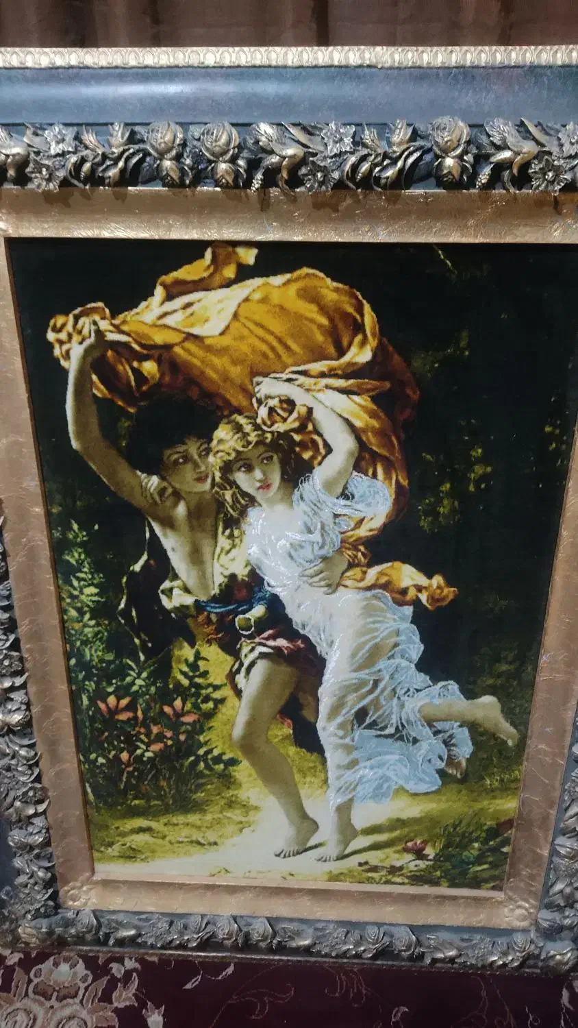 تابلو فرش دستباف|تابلو فرش|شاهینشهر, شهرک هشت بهشت|دیوار