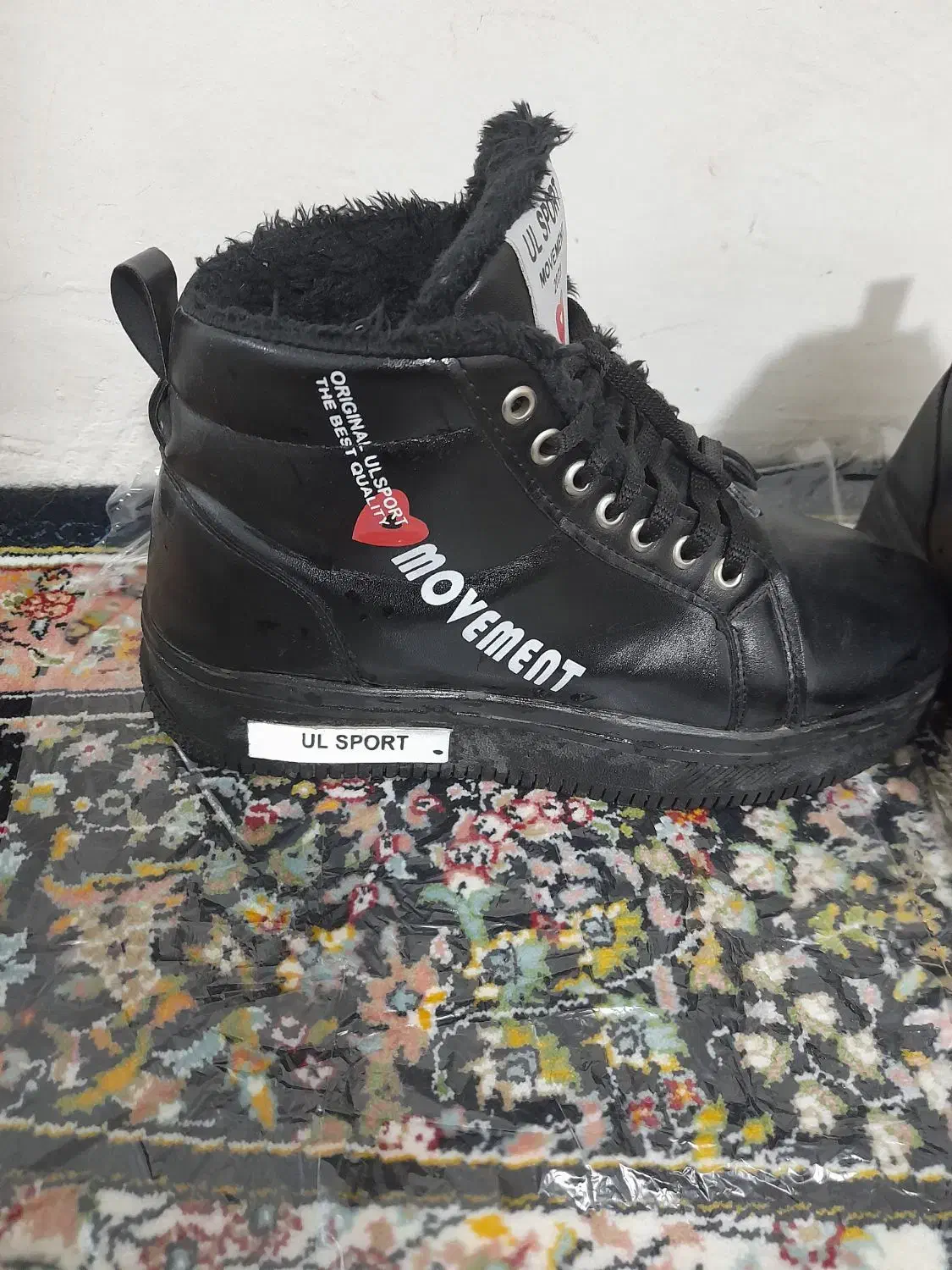 نیم بوت داخل پشم نو|کیف، کفش، کمربند|کرمانشاه, |دیوار