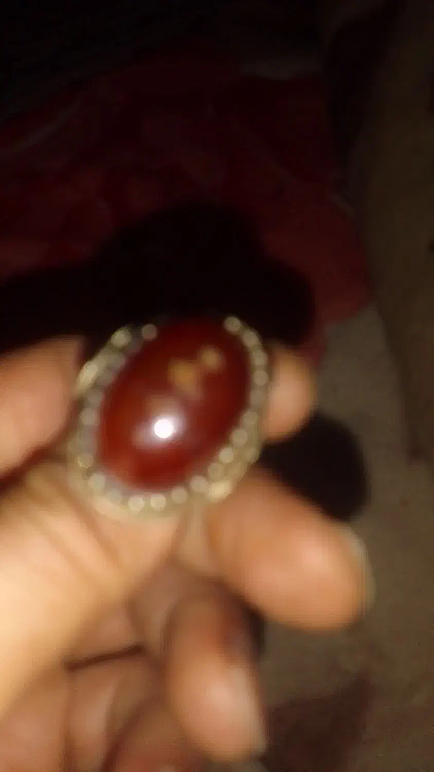 انگشتر قدیمی رکاب نقره ۹۰سنگ سلیمانی|جواهرات|برازجان, |دیوار