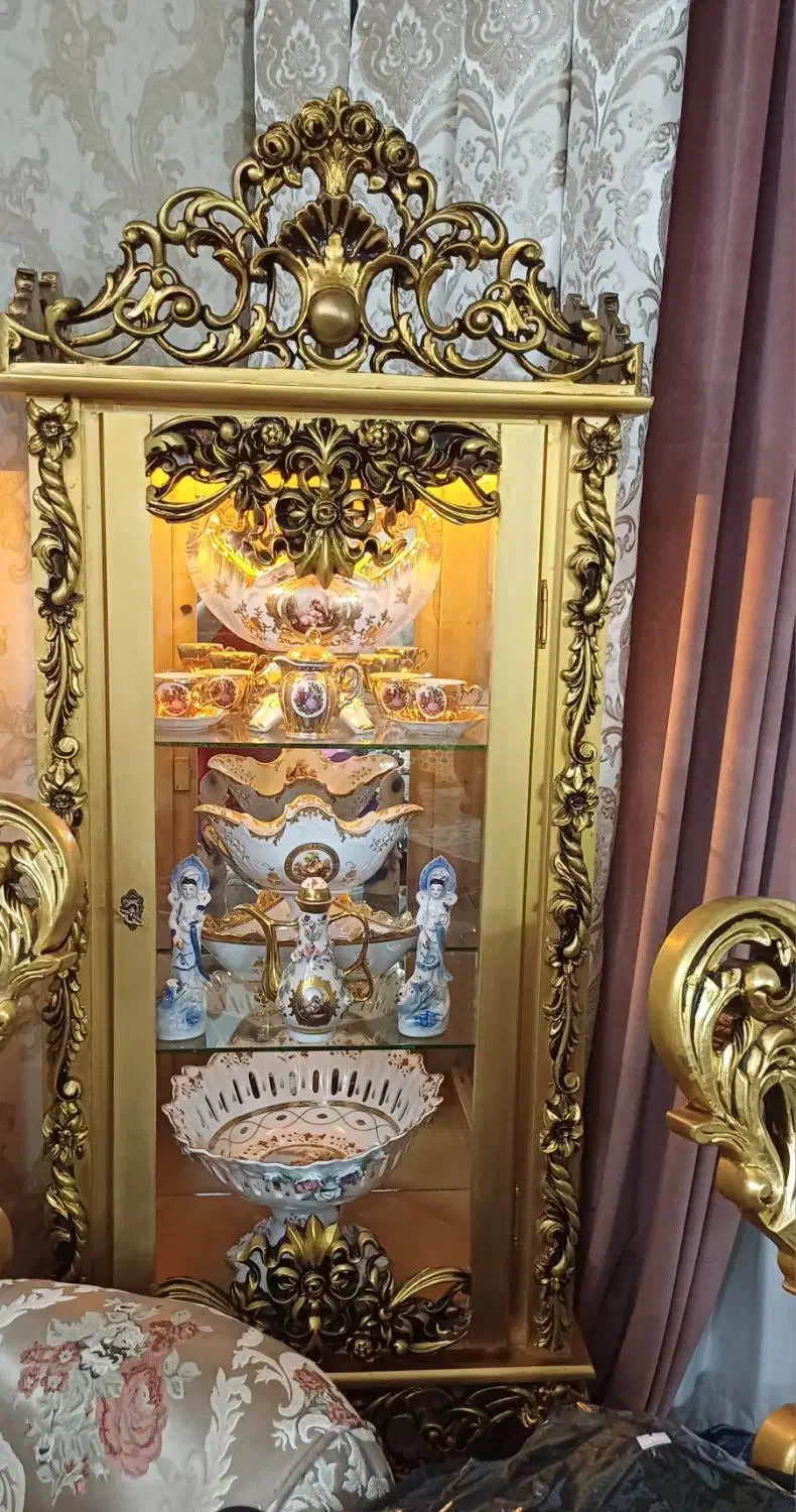 ویترین ورق طلا|بوفه، ویترین، کنسول|ورامین, ورامین|دیوار