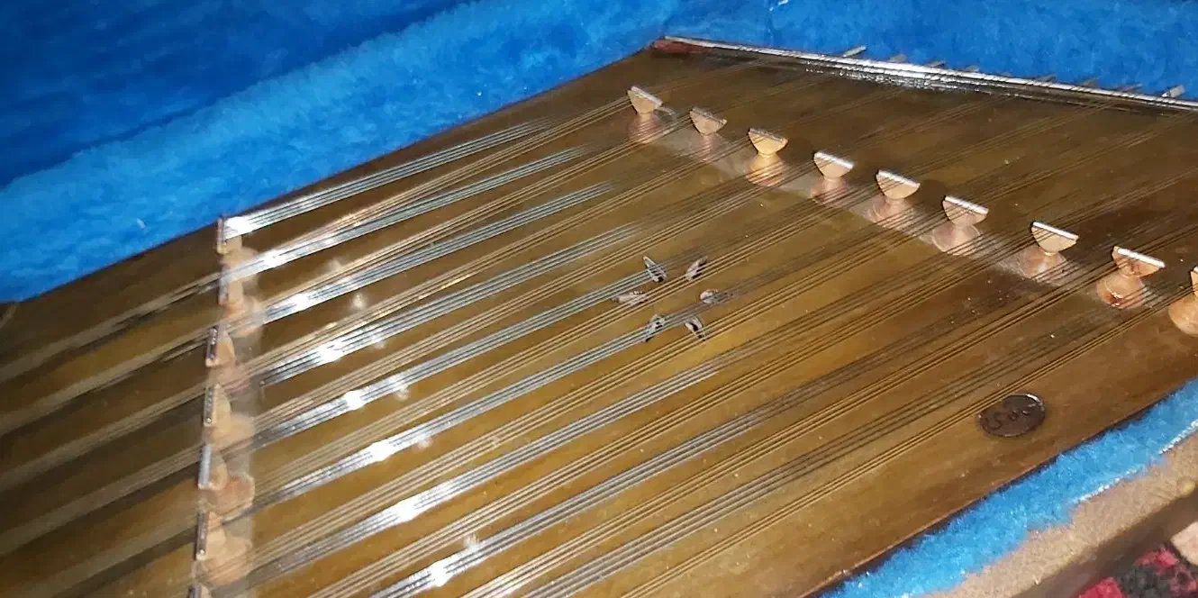 سنتور ۹ خرک چوب گردو|سازهای سنتی|تهران, شهرک ولیعصر شمالی|دیوار