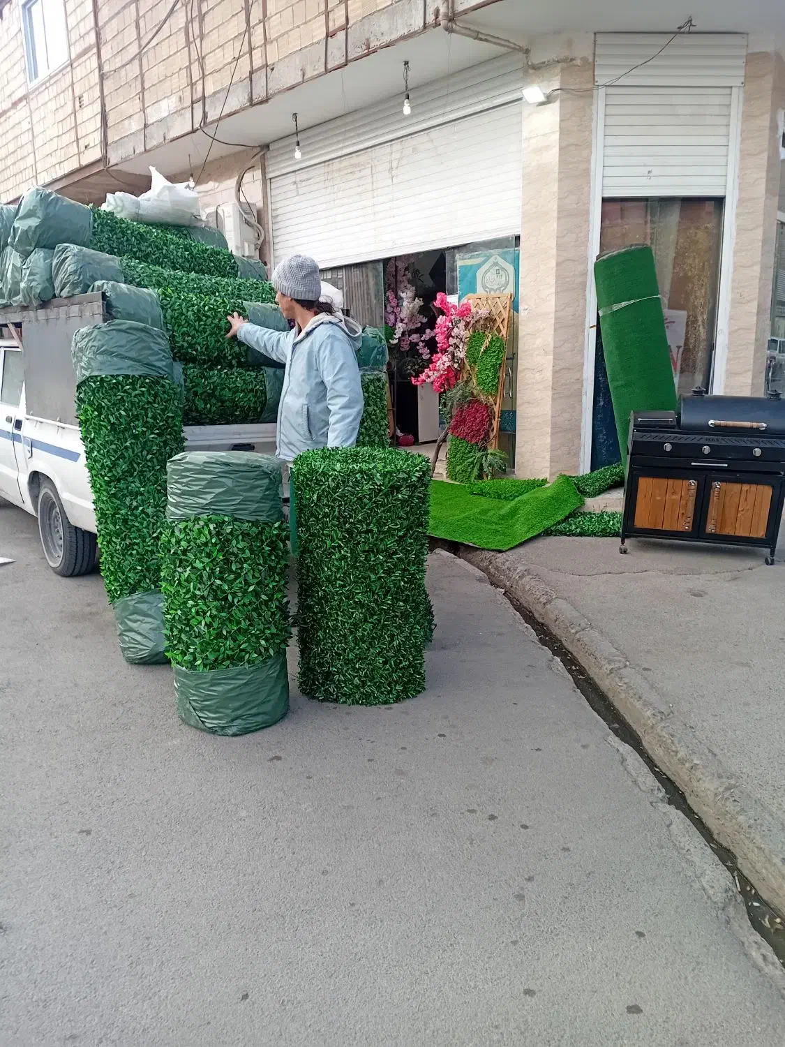 فنسی چمنی|مصالح و تجهیزات ساختمان|قم, باغ شریفی|دیوار