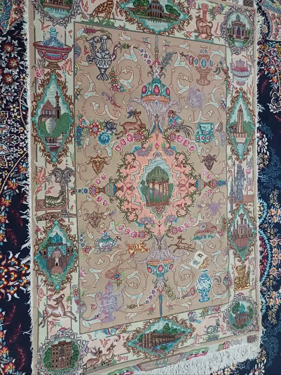 تابلو فرش دست بافت|تابلو فرش|رشت, لاکان|دیوار