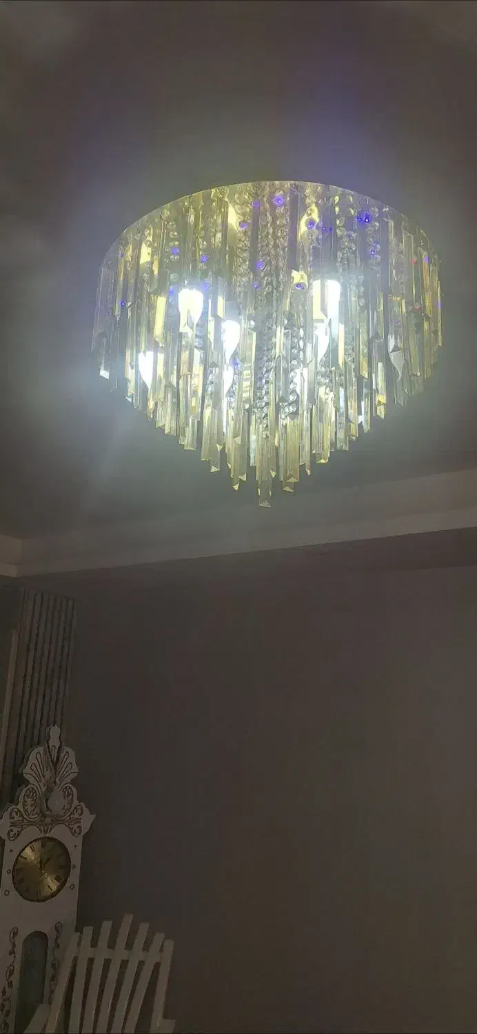 لوستر کریستال|لوستر و چراغ آویز|مشکیندشت, |دیوار