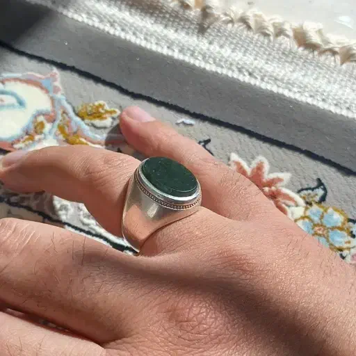 انگشتر یشم ختن (یشم درجه یک)|جواهرات|تهران, امام خمینی|دیوار