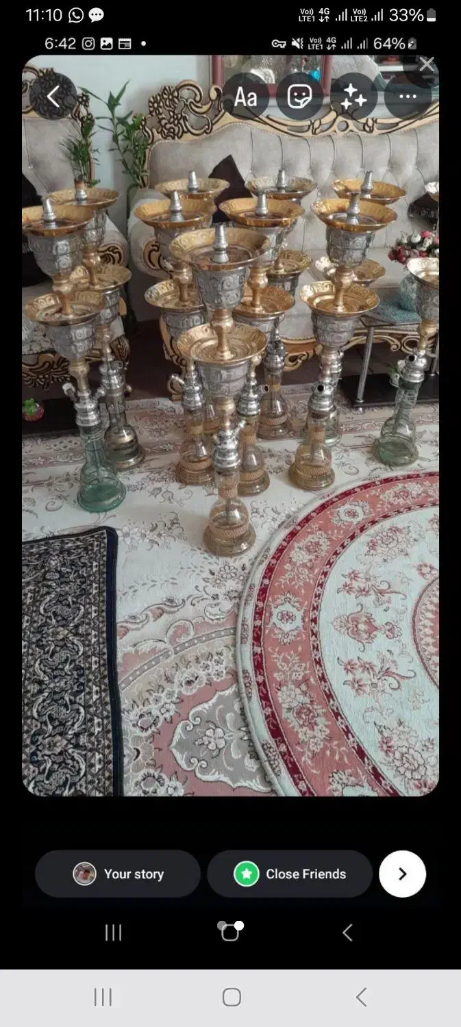 قلیان|زیورآلات و اکسسوری|تبریز, |دیوار