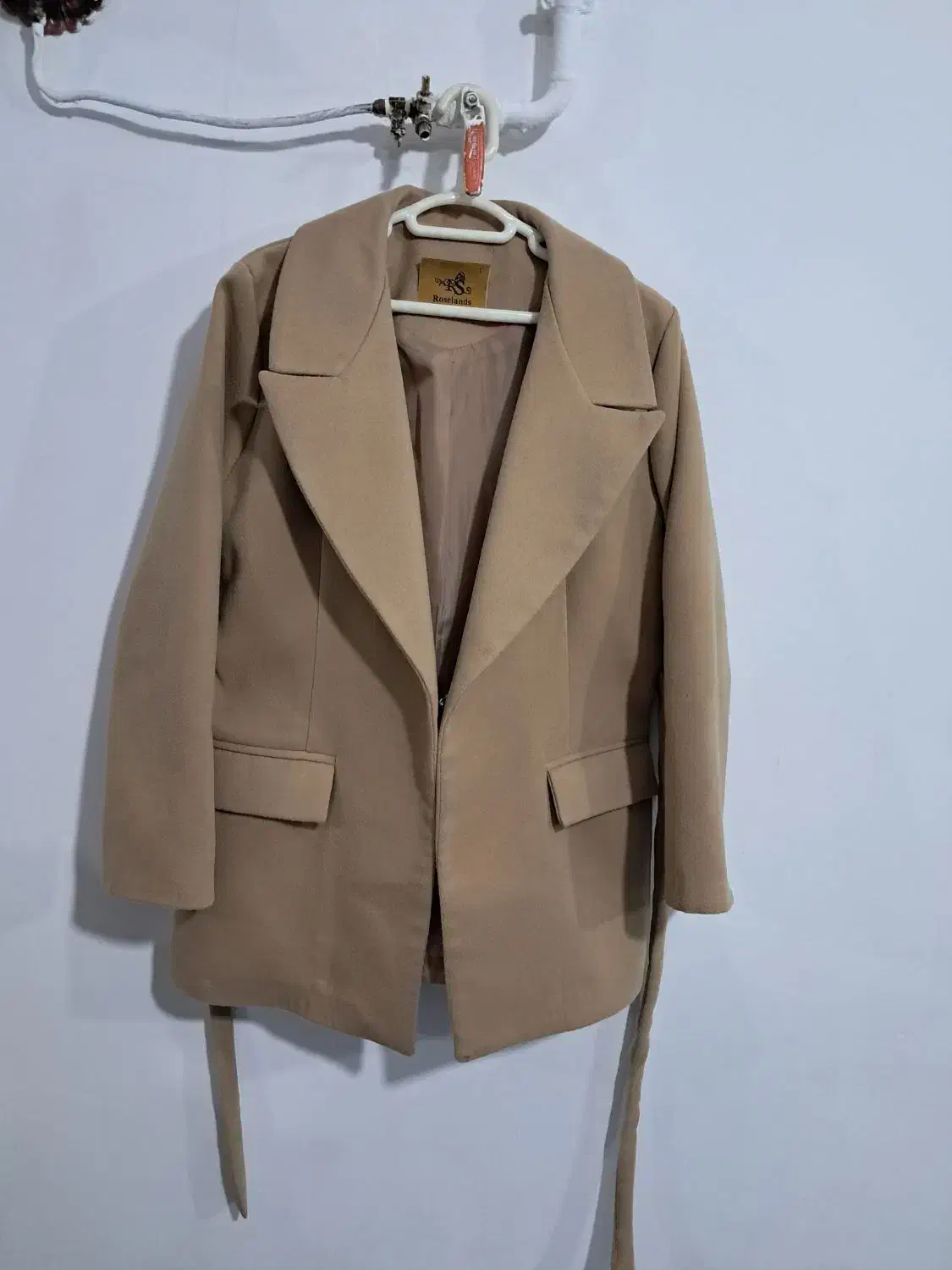 پالتو فوتر زنانه کرمی|لباس|شهریار, شهرک بهاران (ویره)|دیوار