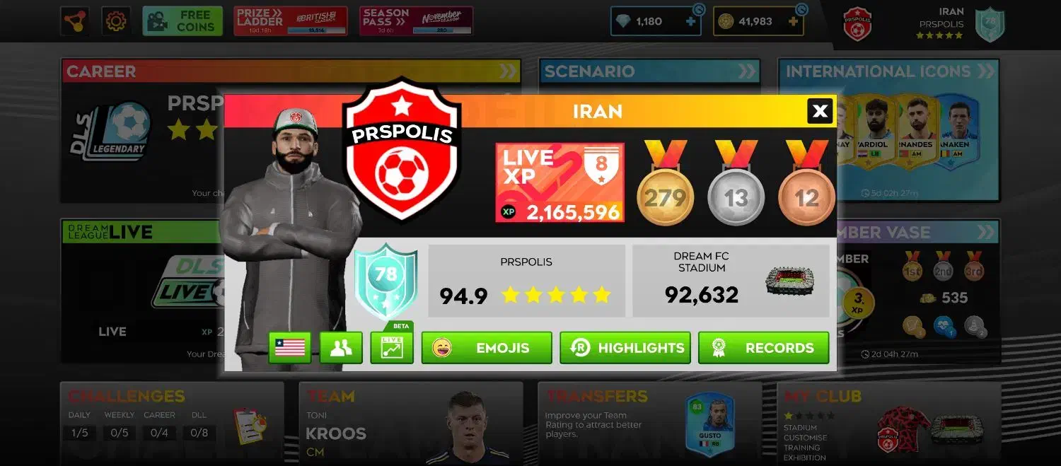 فوتبال DLS|کنسول، بازی ویدئویی و آنلاین|بهبهان, |دیوار