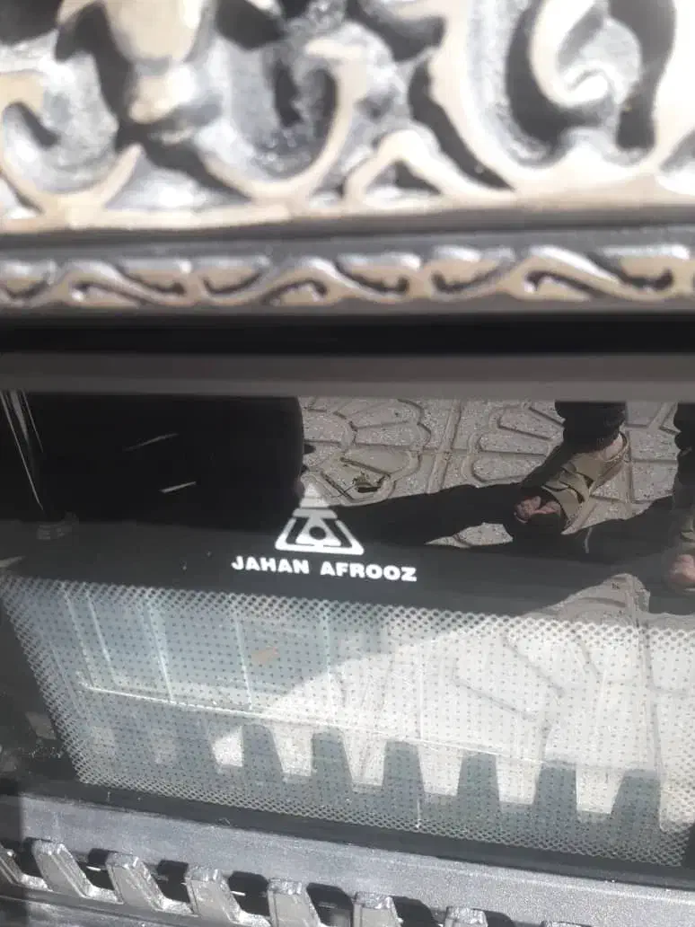 بخاری طرح شومینه تمام چدن نشکن|بخاری، هیتر، شومینه|قوچان, |دیوار