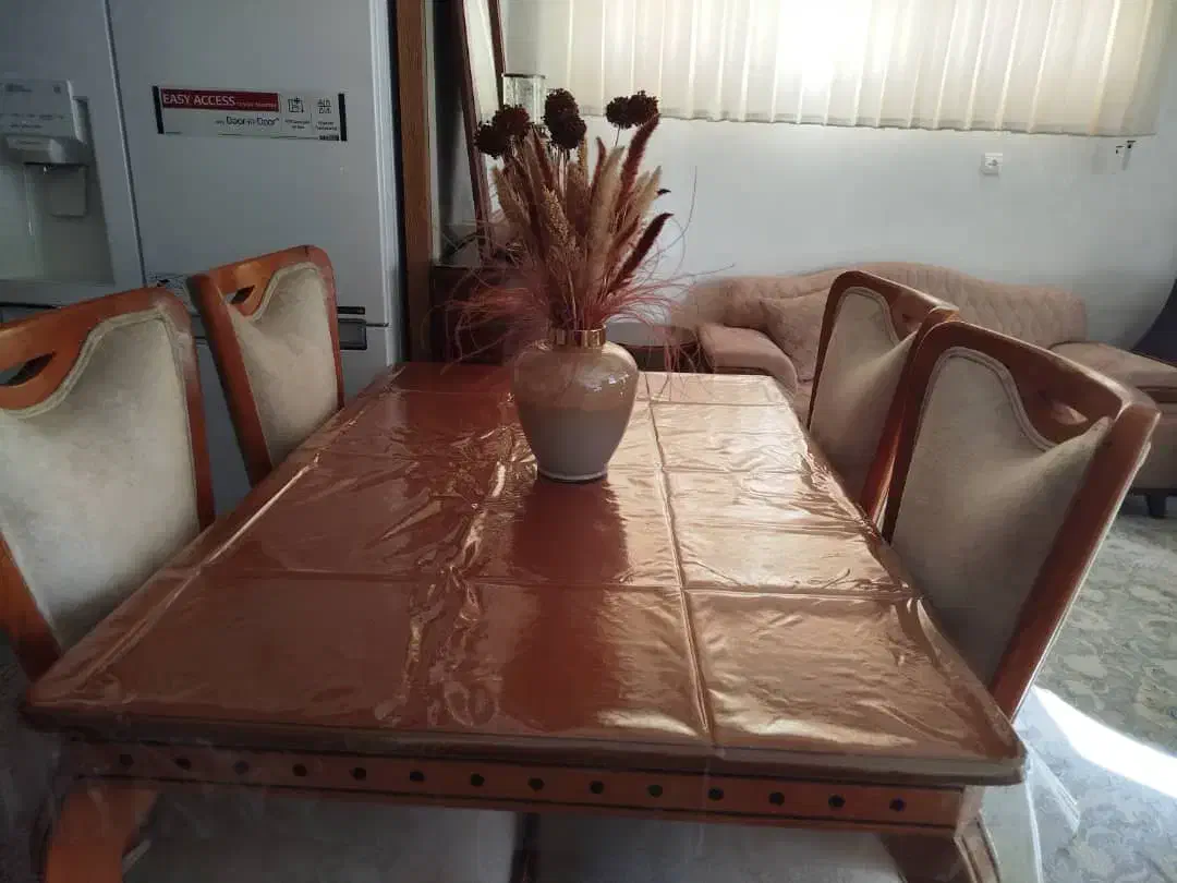 میز ناهارخوری ۴نفره(نو) فروش فوری|میز و صندلی غذاخوری|شاهینشهر, دهخدا|دیوار