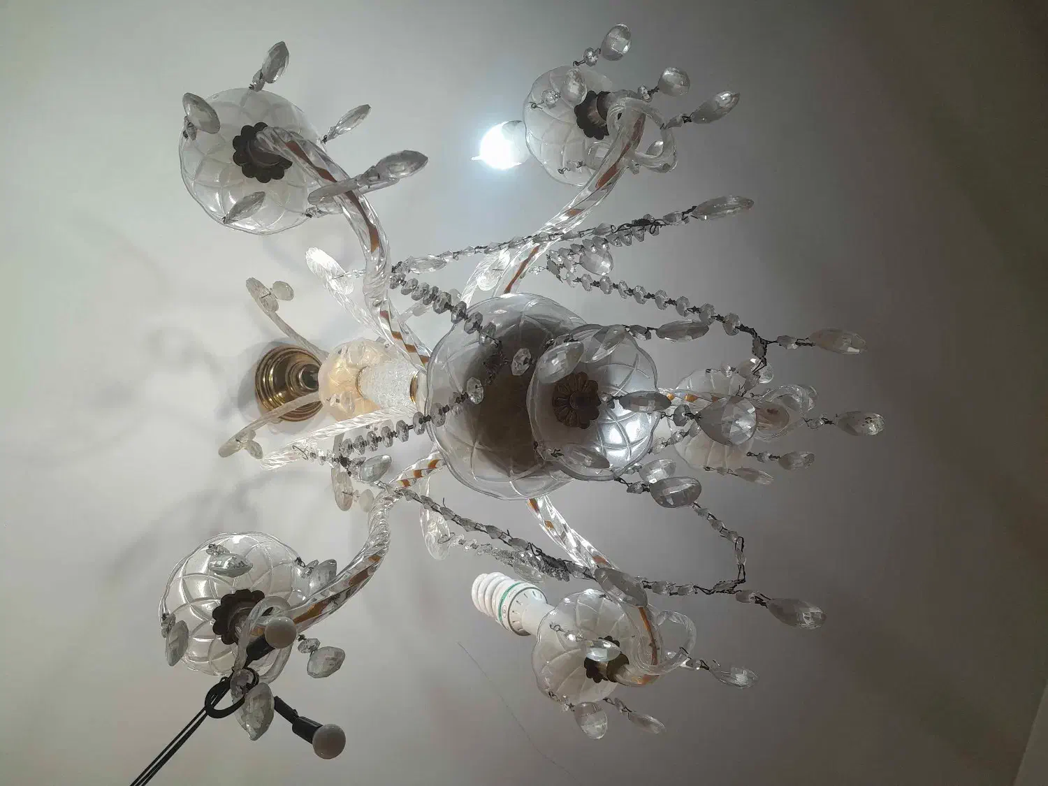 لوستر ۵ شاخه|لوستر و چراغ آویز|نسیم‌شهر, |دیوار