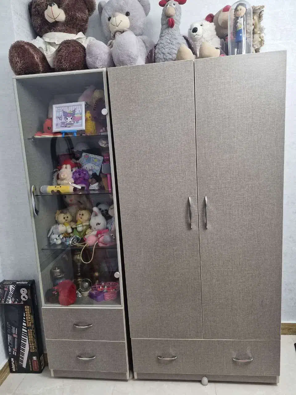 تخت کمد بچه|تخت و سرویس خواب|قرچک, میرزائی شمالی|دیوار