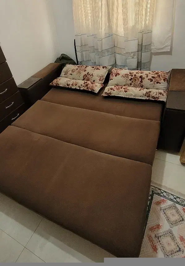 مبل تخت‌خواب‌شو دونفره (فقط امروز)|مبلمان خانگی و میز عسلی|تهران, جی|دیوار