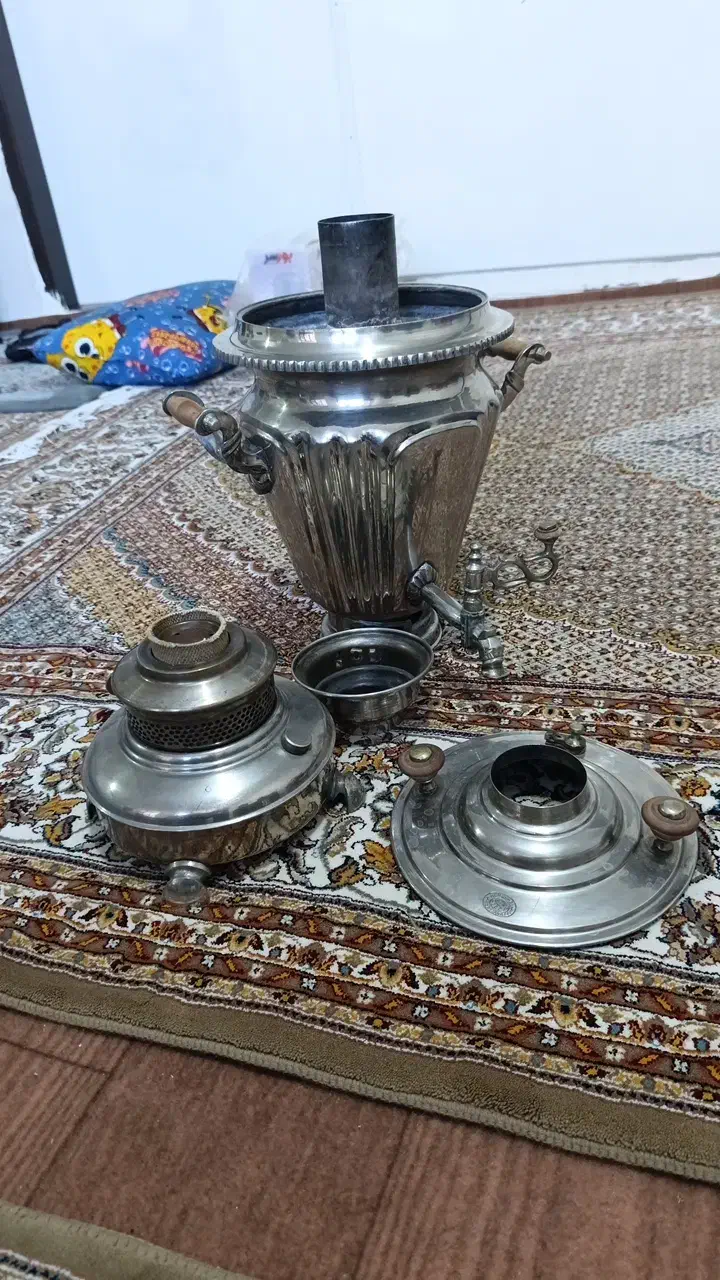 سماور روسی قدیمی|سماور، چای‌ساز، قهوه‌ساز|ارومیه, |دیوار