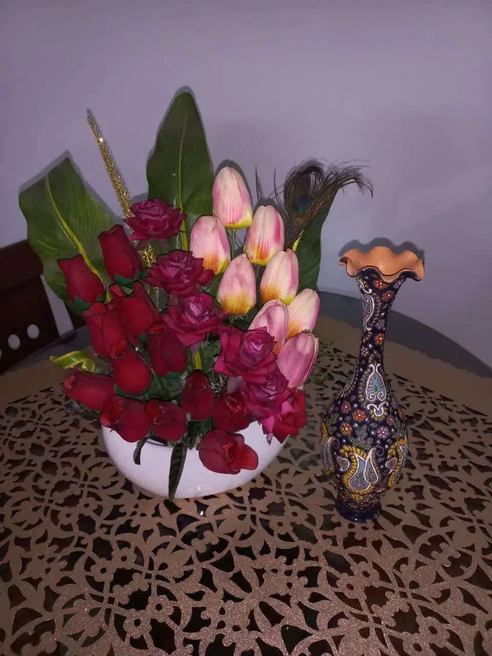 گل و گلدان|گل مصنوعی|همدان, |دیوار