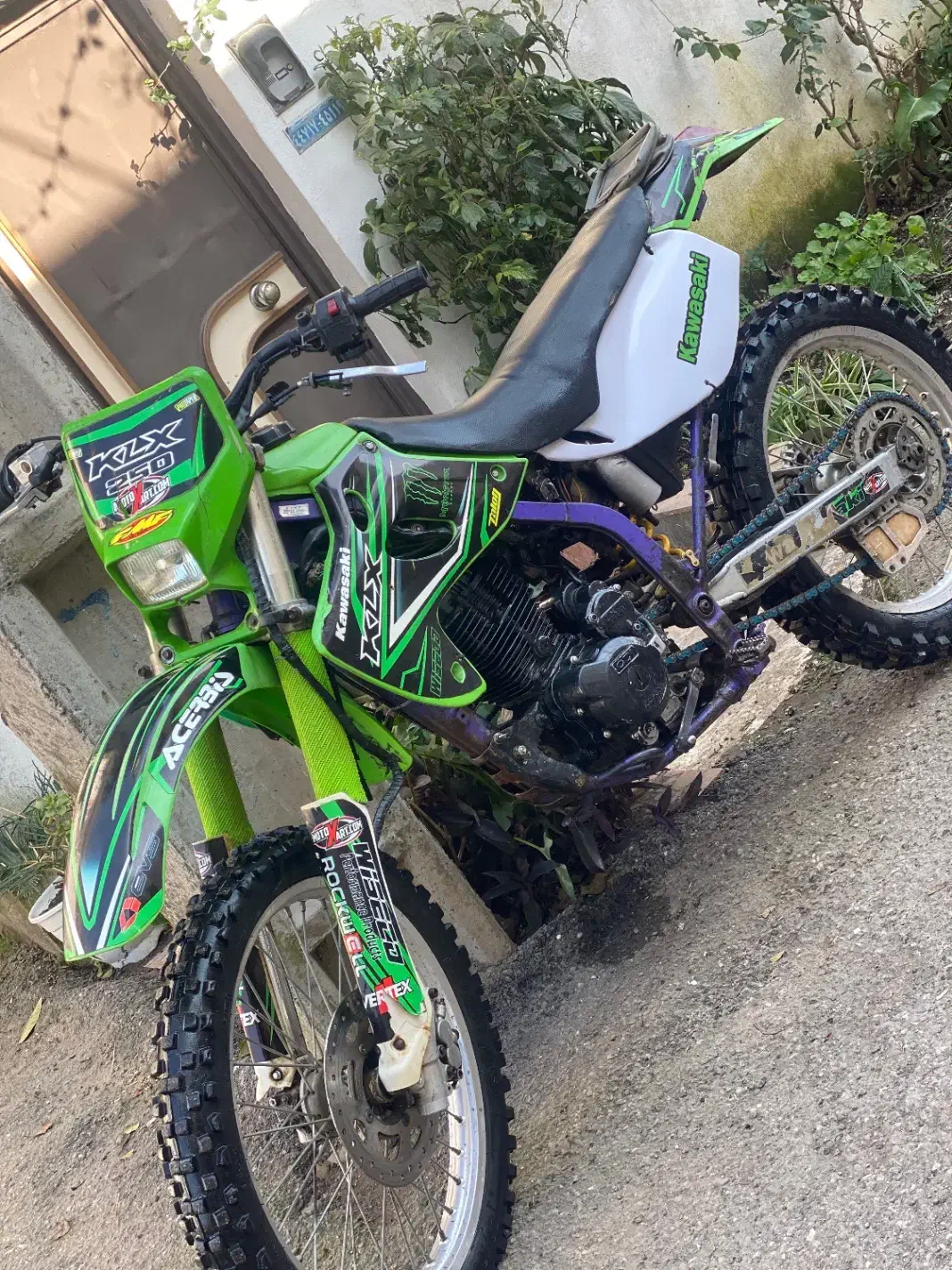 کاوازاکی klx r انجین ۲۵۰|موتورسیکلت|لنگرود, |دیوار