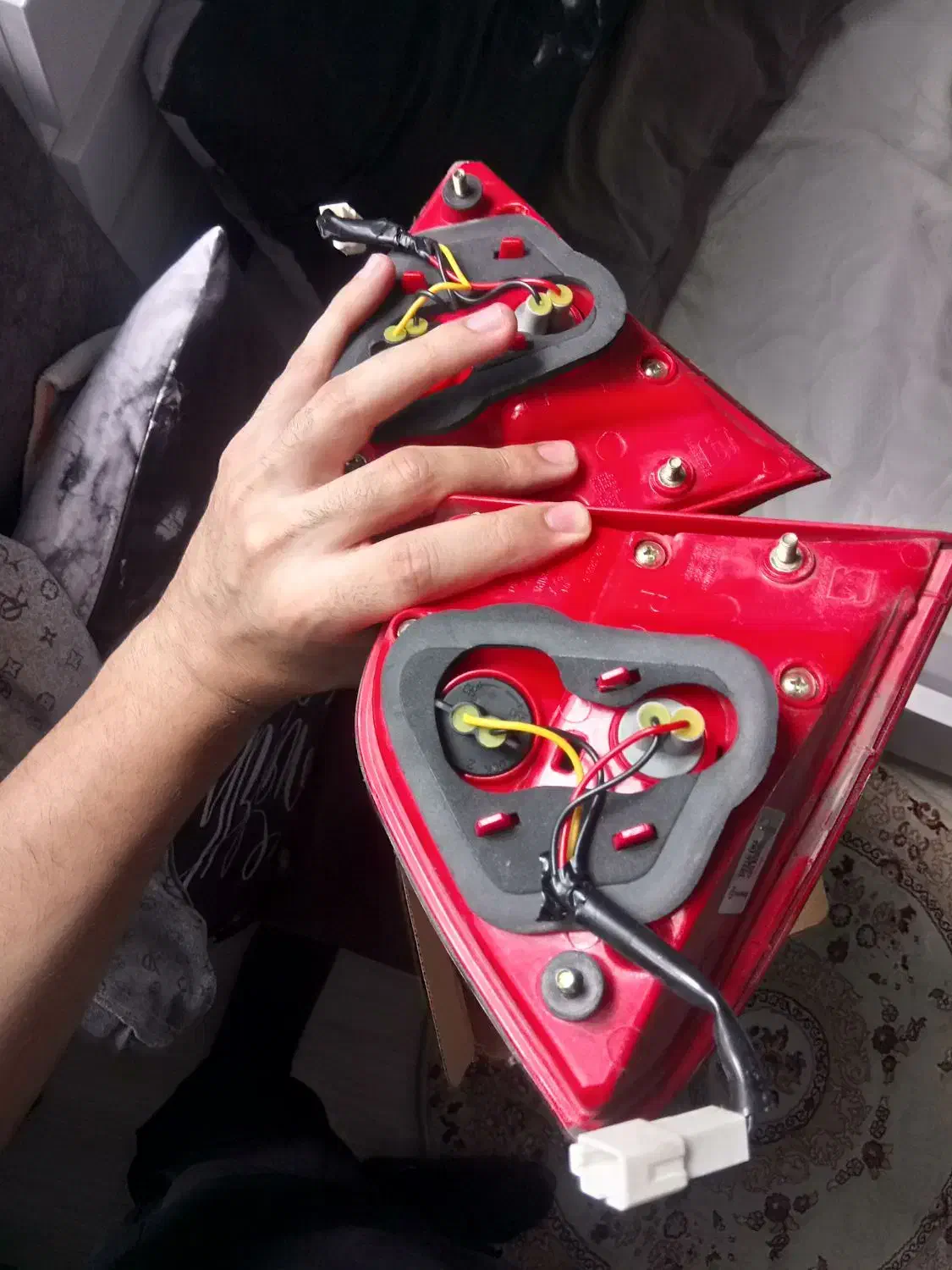 چراغ خطر صندوق کوییک زیر صفری جفت|قطعات یدکی و لوازم جانبی|رشت, گلباغ نماز|دیوار