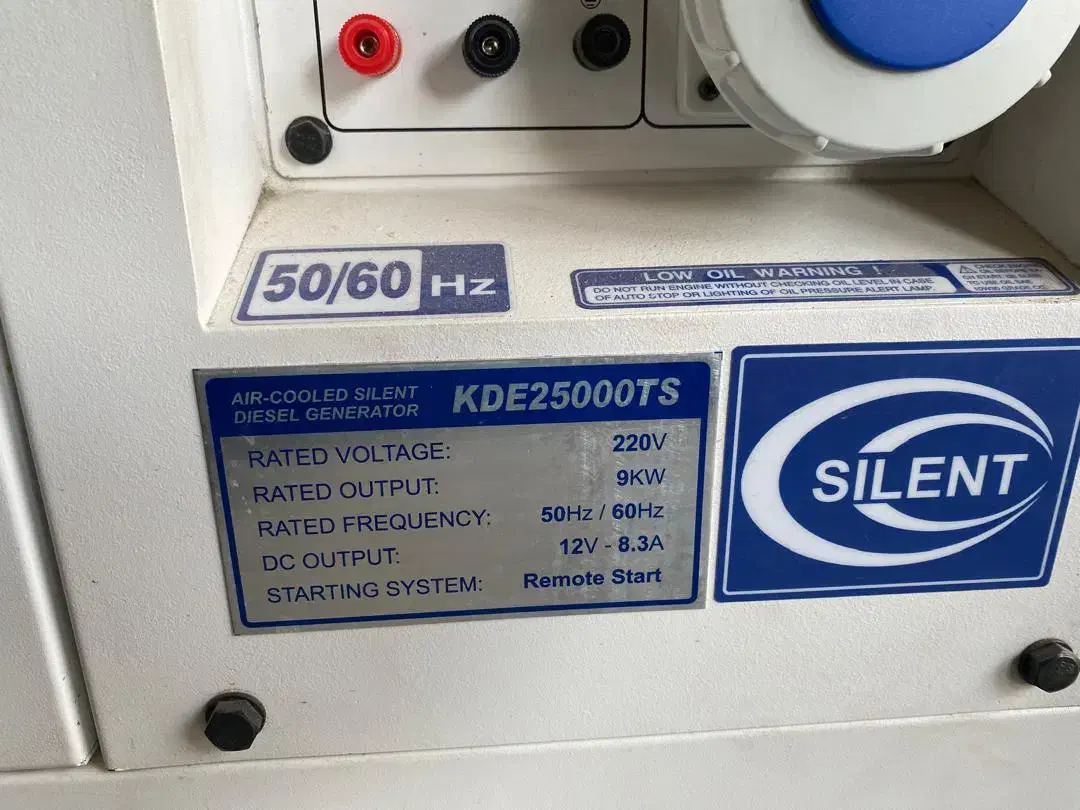 موتور برق 9کاوا سوپر سایلنت دیزل  ریموت دار|ماشین‌آلات صنعتی|لاران, |دیوار