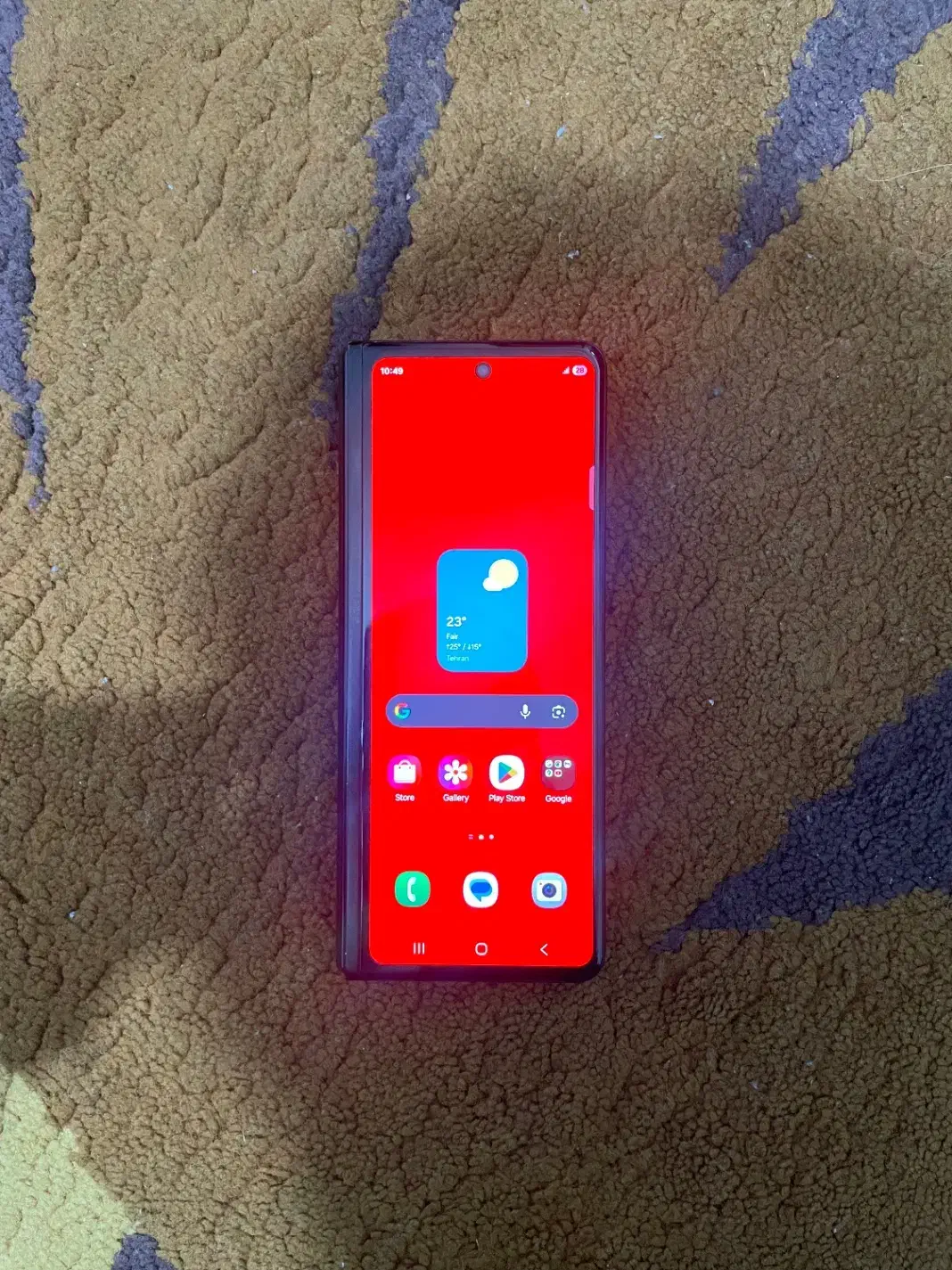 سامسونگ zfolde 3 کاملا تمیز|موبایل|اهواز, زندوکیلی|دیوار