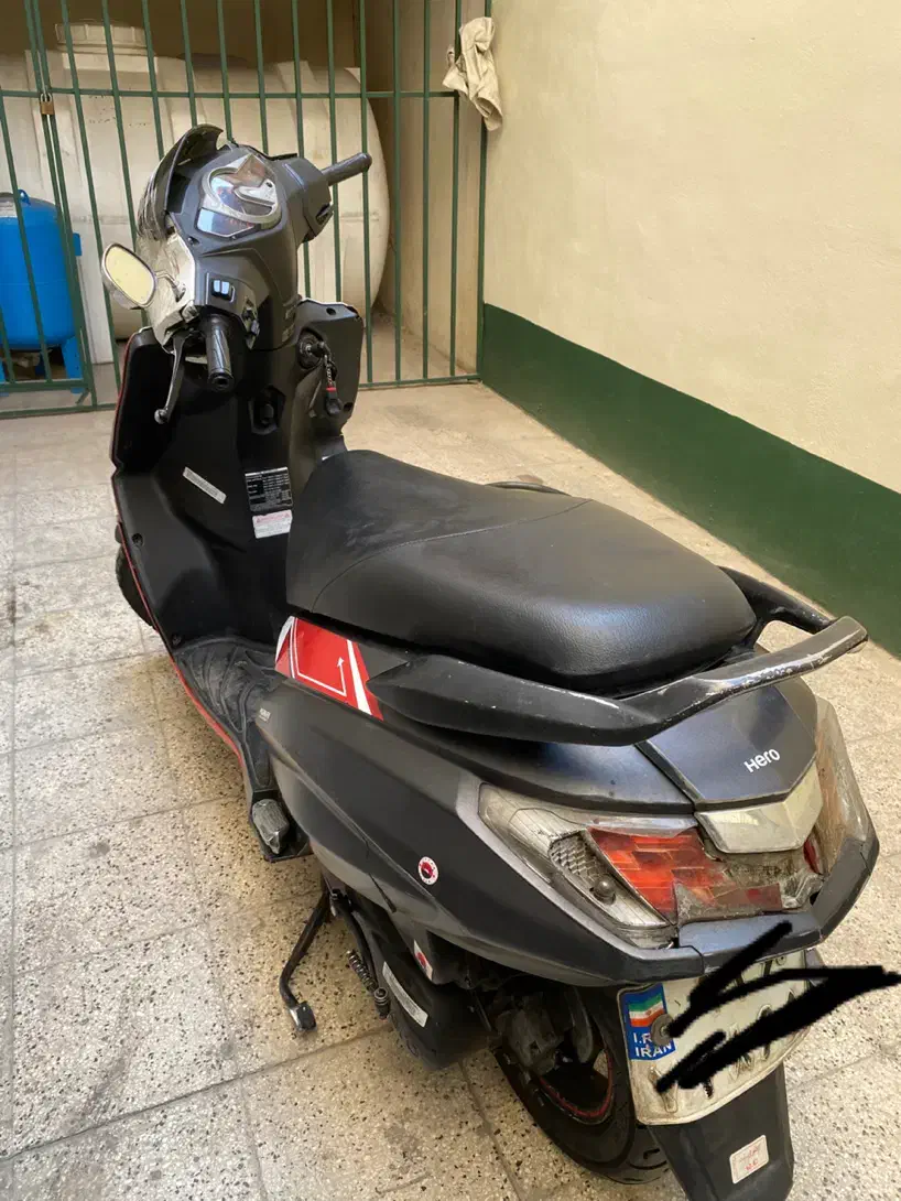 موتور اسکوتر هیرو دش ۱۲۵ کلیک|موتورسیکلت|تهران, اتابک|دیوار