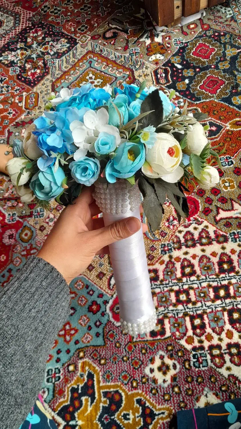 دسته گل عروس|گل مصنوعی|برازجان, |دیوار