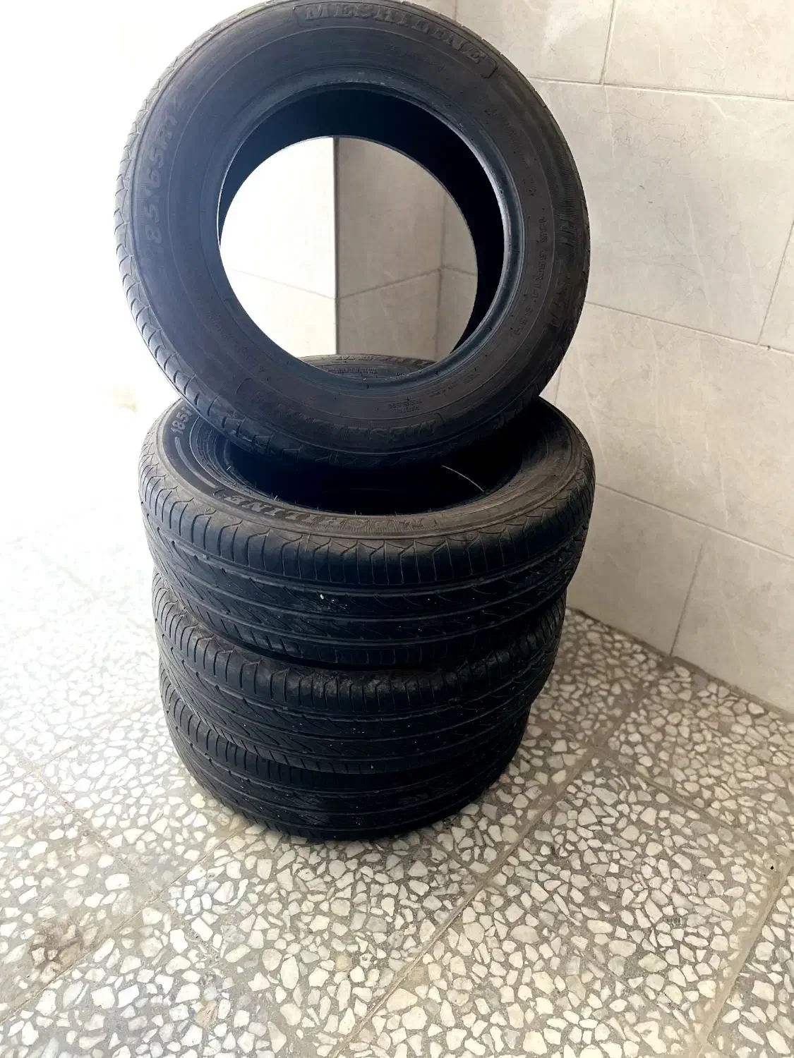 چهار حلقه لاستیک خارجی مناسب ساینا پژو تیبا|قطعات یدکی و لوازم جانبی|آباده, |دیوار