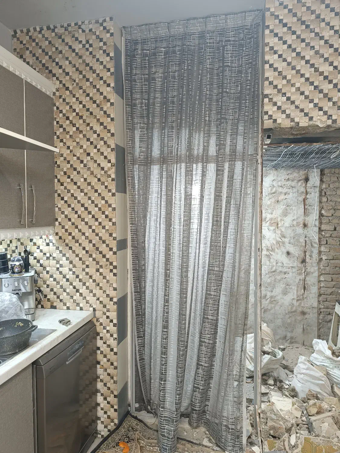 پرده بلند|پرده، رانر، رومیزی|اسلامشهر, چیچکلو|دیوار