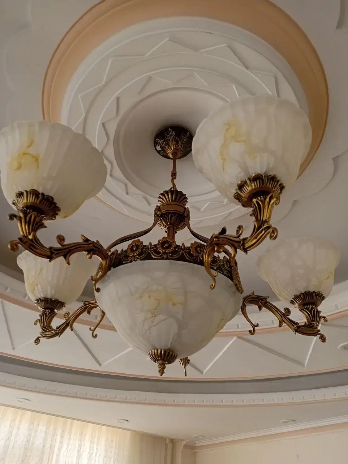 لوستر۵شعله|لوستر و چراغ آویز|فردیس, شهرک ارم|دیوار