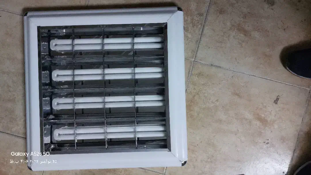 مهتابی ۶۰×۶۰ توکار با قاب و لامپ|لامپ و چراغ|سمنان, |دیوار