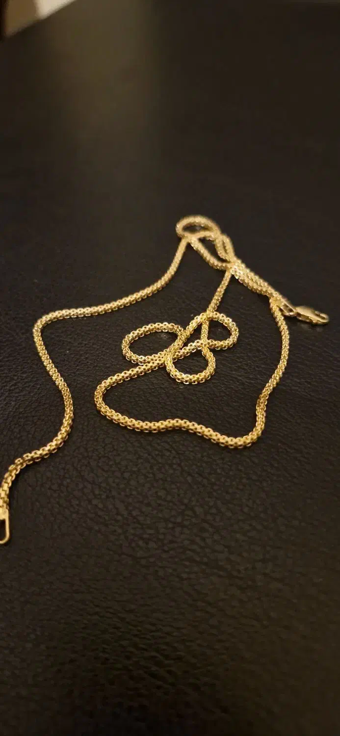 زنجیر بیزمارک نو نرخ تابلو و ۷درصد ۶ گرم و ۷۶۰ سوت|جواهرات|مشهد, کوه سنگی|دیوار