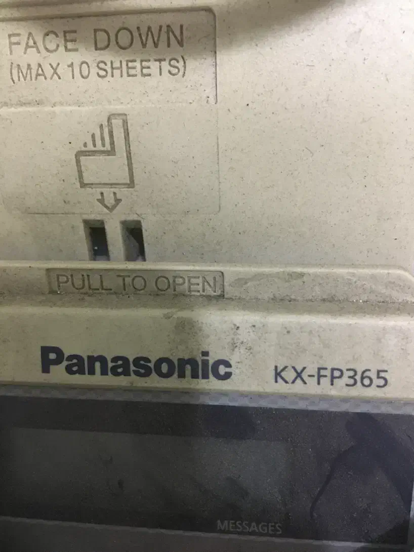 فکس پاناسونیک مدلKX-FP365|پرینتر، اسکنر، کپی، فکس|رشت, گلسار|دیوار