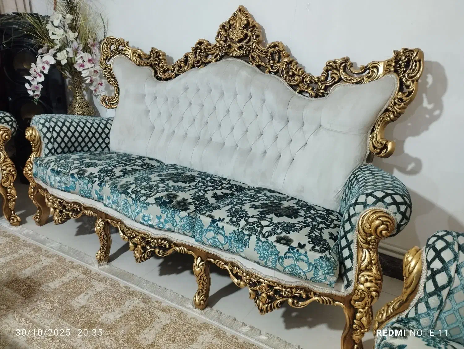 مبل سلطنتی شیک|مبلمان خانگی و میز عسلی|سرپل ذهاب, |دیوار