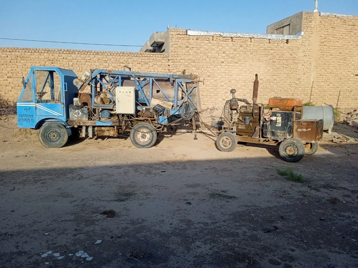 فروش دستگاه حفاری چاه فاضل اب|ماشین‌آلات صنعتی|گناباد, |دیوار