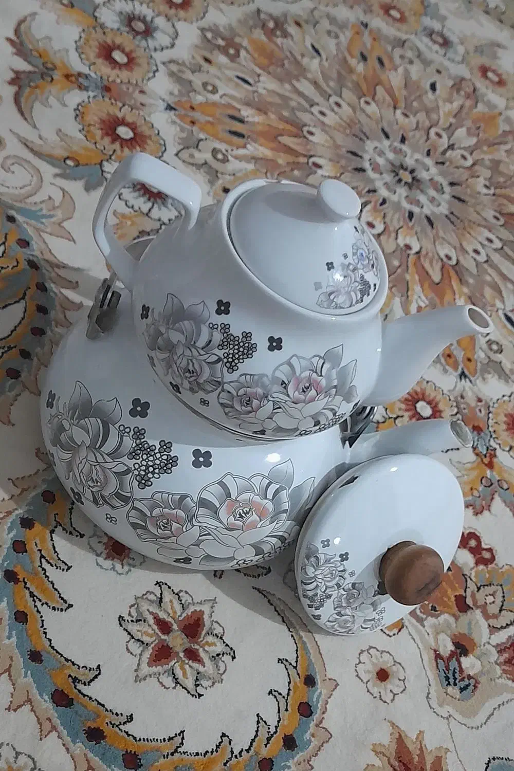 کتری قوری در حد نو|قوری، کتری، قهوه‌ساز دستی|کرمانشاه, |دیوار