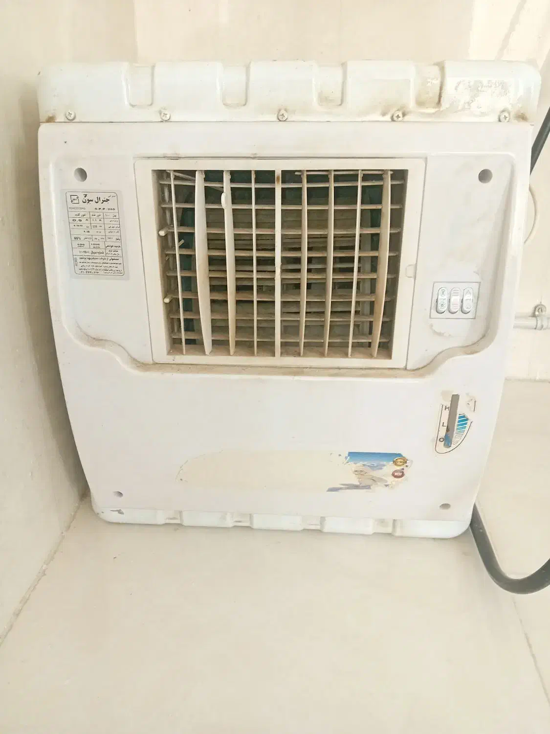 کولر|کولر آبی|چهارباغ, |دیوار