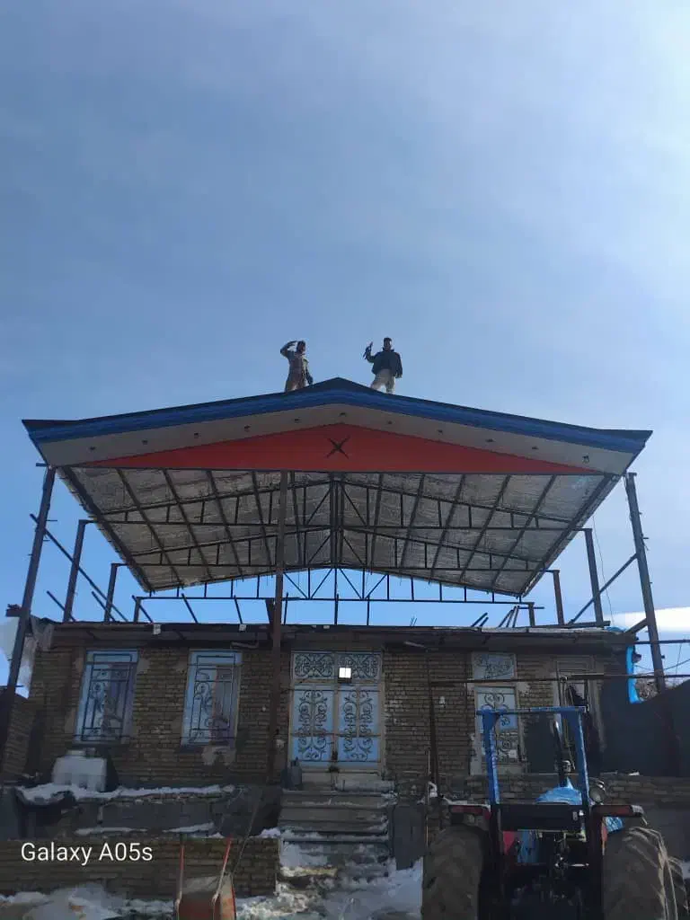 اجرای سقف های صبک نما آلاچیغ ساندویچ پنل|خدمات پیشه و مهارت|هرسین, |دیوار