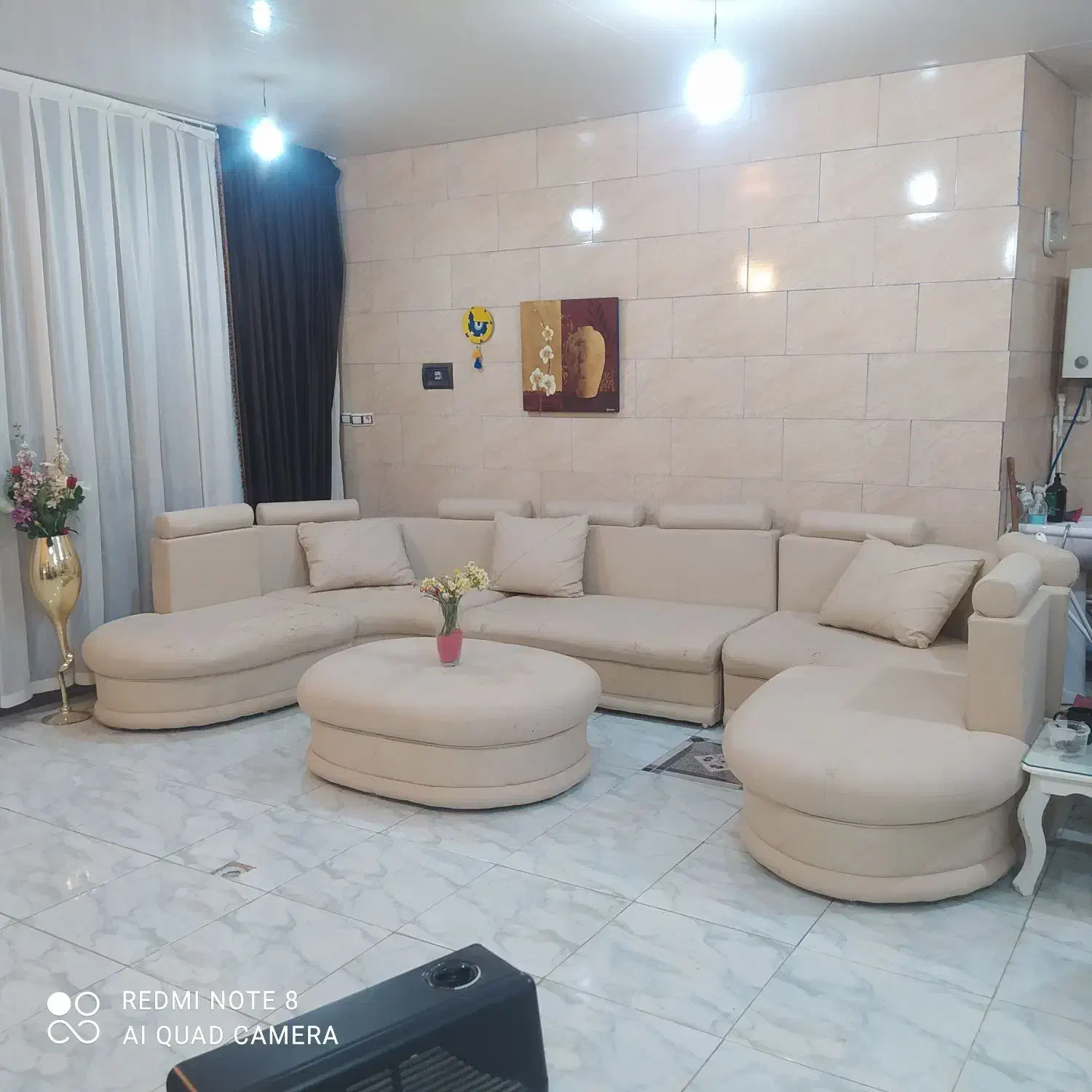 مبل ست چرم|مبلمان خانگی و میز عسلی|ترکمانچای, |دیوار