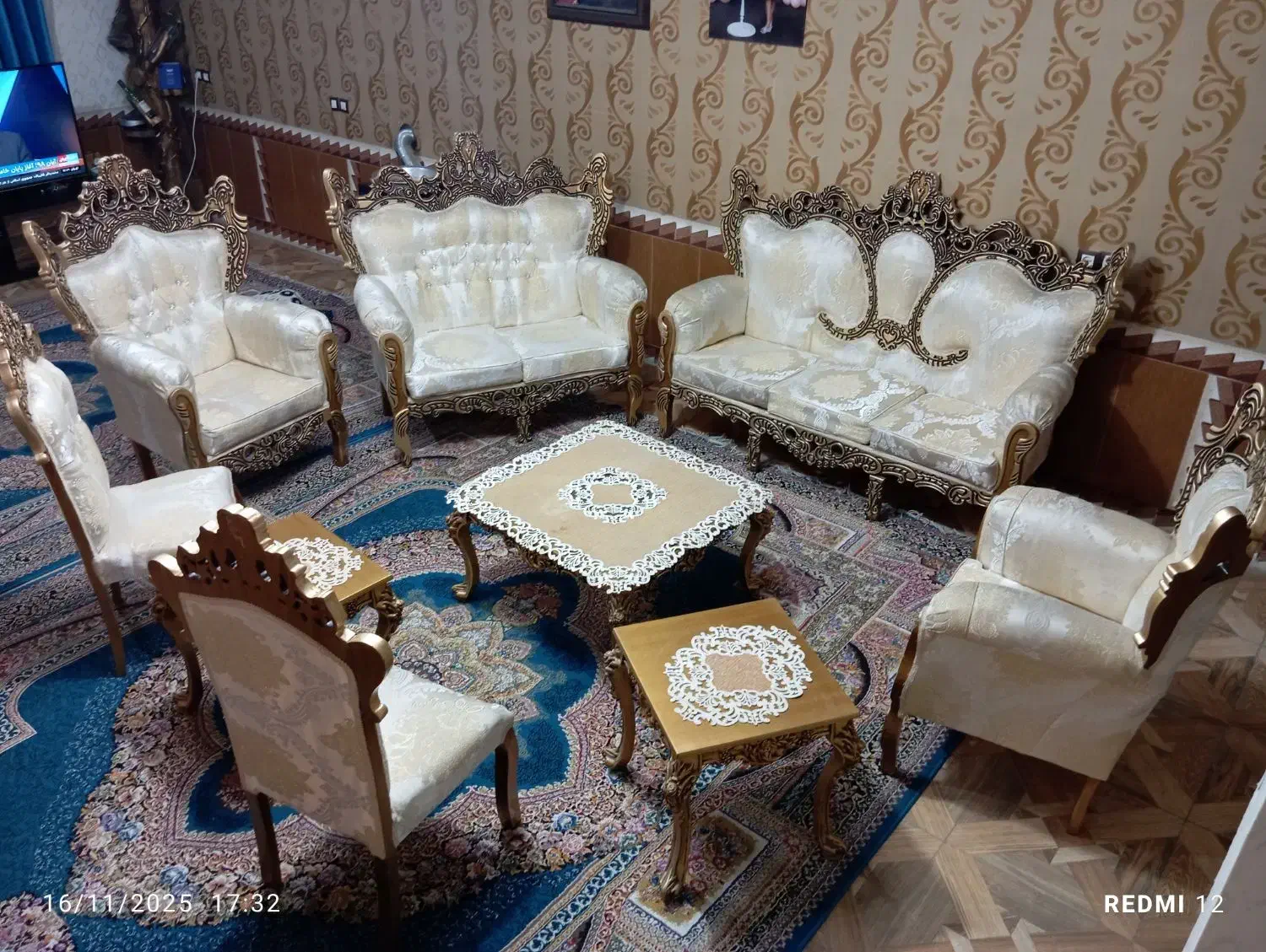 مبل سلطنتی|مبلمان خانگی و میز عسلی|شیراز, شهرک مدرس|دیوار