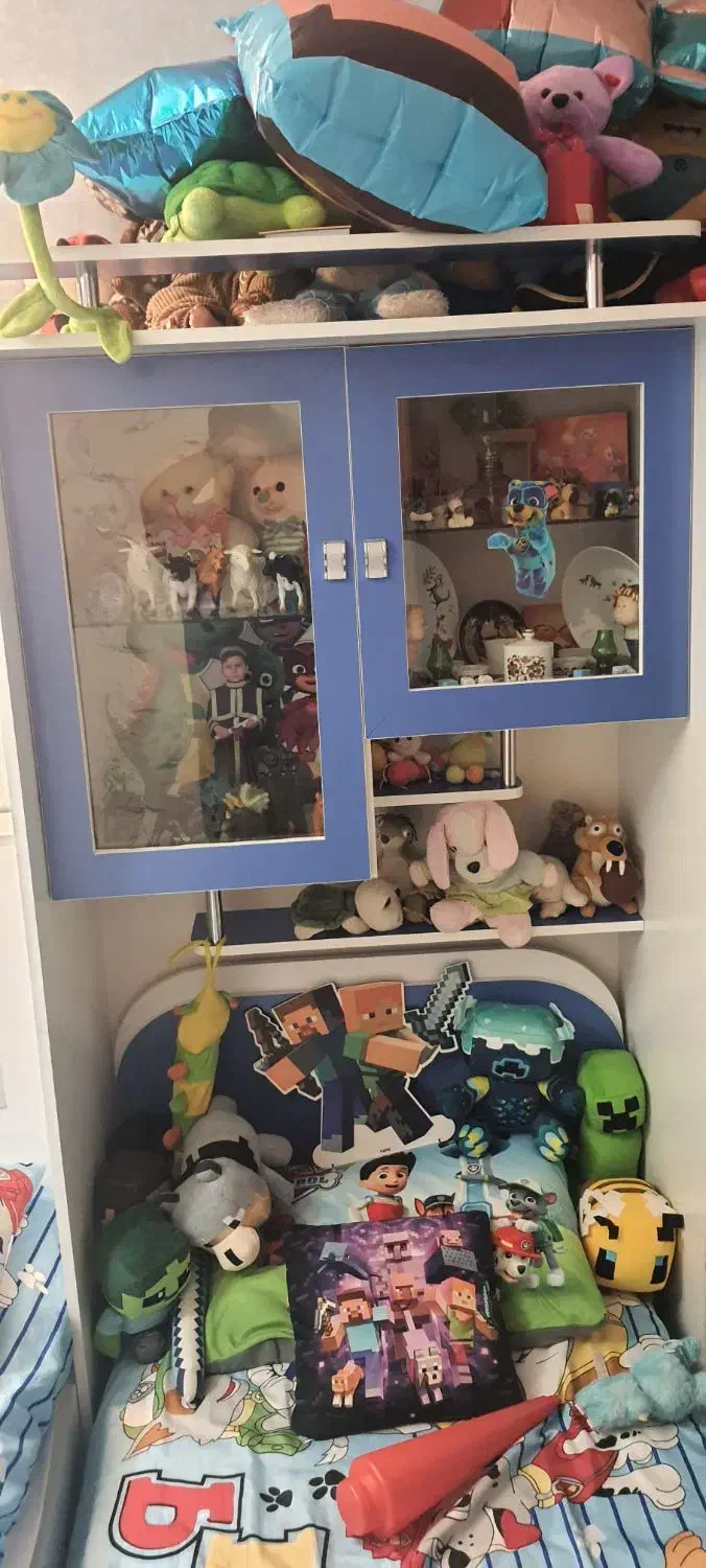 تخت نوجوان|تخت و سرویس خواب|شهریار, شهریار|دیوار