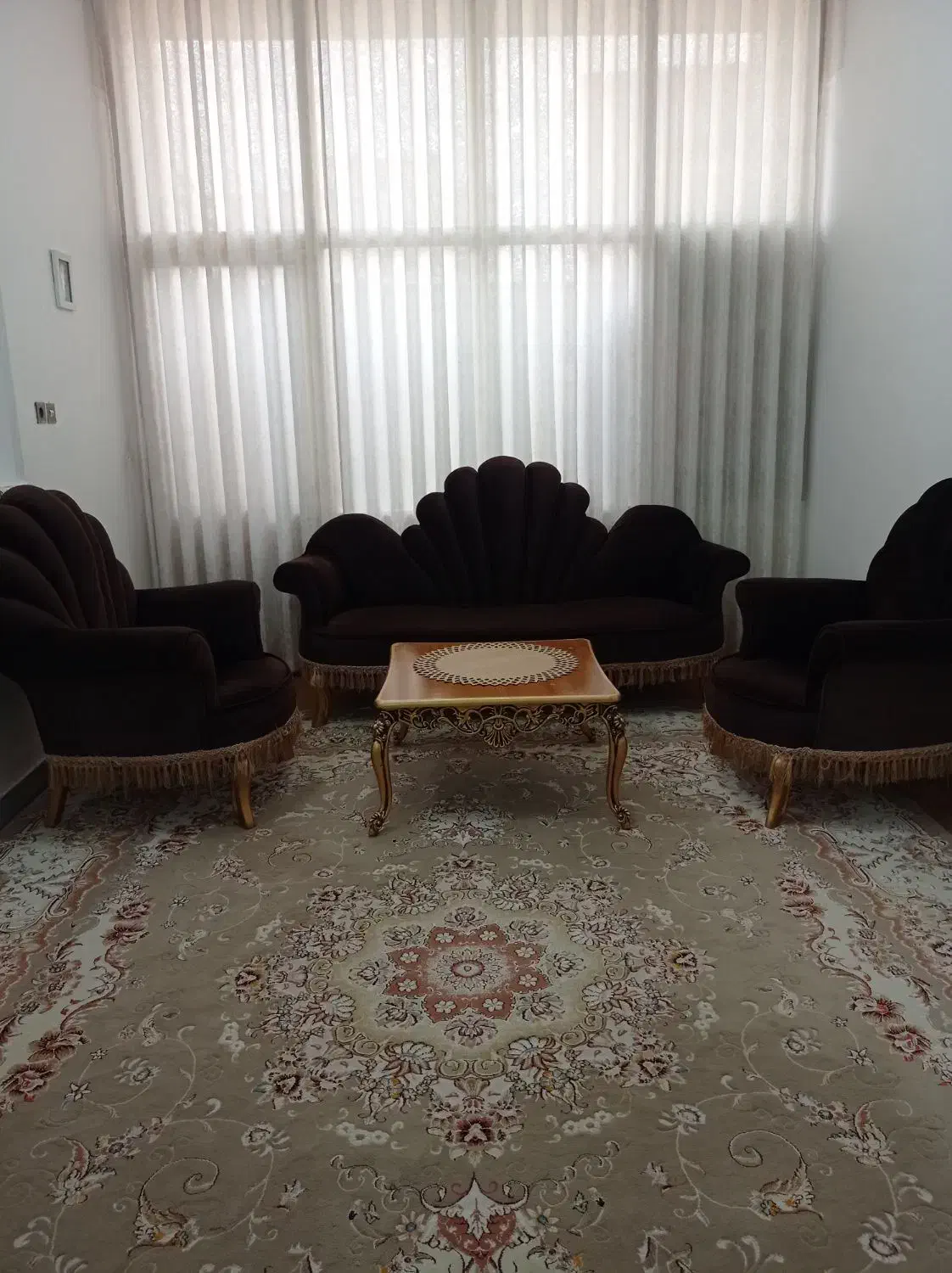 مبلمان 5نفره تمیز و سالم|مبلمان خانگی و میز عسلی|قم, عمار یاسر|دیوار