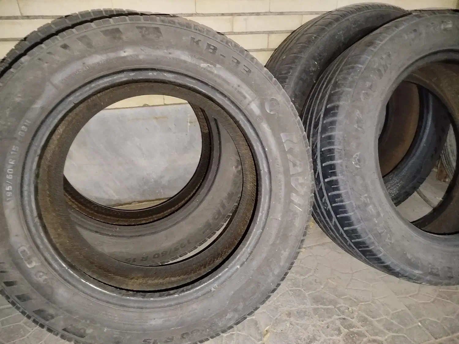 لاستیک 15.  195/60 دناپلاس|قطعات یدکی و لوازم جانبی|کرمان, |دیوار