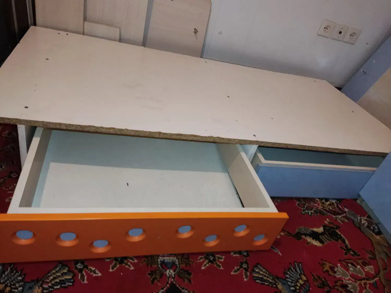 تخت خواب نوجوان/بدون تشک|تخت و صندلی بچه|آران و بیدگل, |دیوار