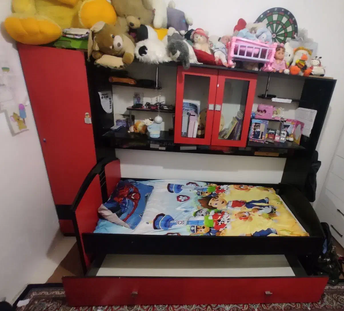 تخت نوجوان|تخت و سرویس خواب|تاکستان, |دیوار