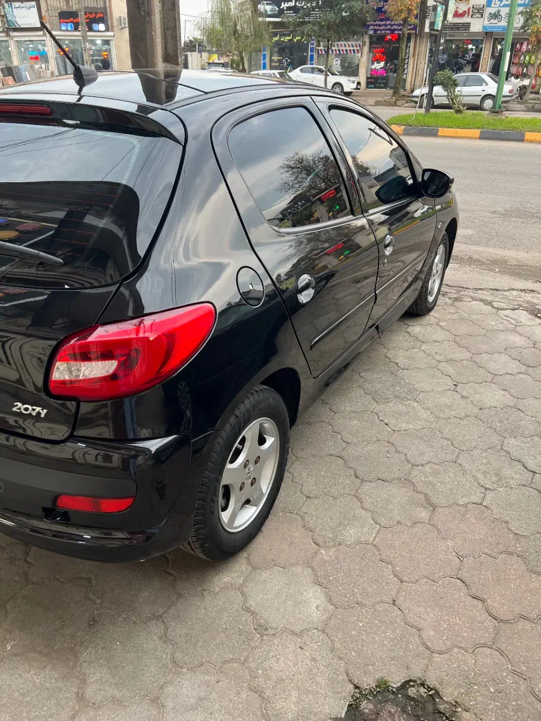 207 پانا مشکی ابنوس ۱۴۰۰ فرمان برقی اپشنال|خودرو سواری و وانت|سیاهکل, |دیوار