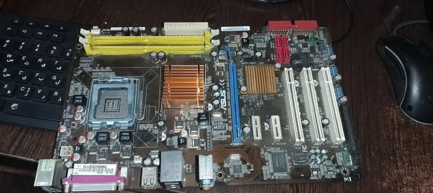 مادربرد ddr2 lga 775 asus|قطعات و لوازم جانبی رایانه|کرج, مهرویلا جنوبی|دیوار